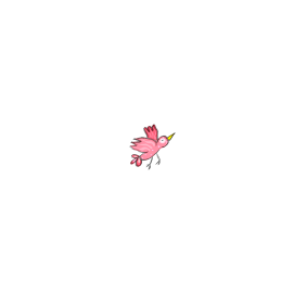 ptaszek malinowy mały